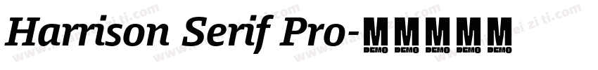 Harrison Serif Pro字体转换